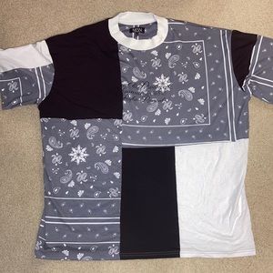 BooHooMan Bandana Print T-shirt size XL